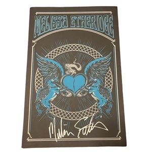 2nd Melissa Etheridge Autographed Poster 2018 30th Anniversary Tour of Yes I am